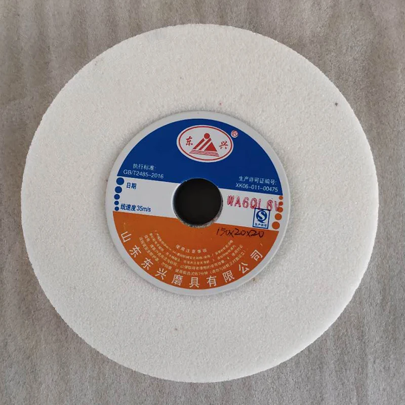 high performance durable white corundum ceramic grinding wheel