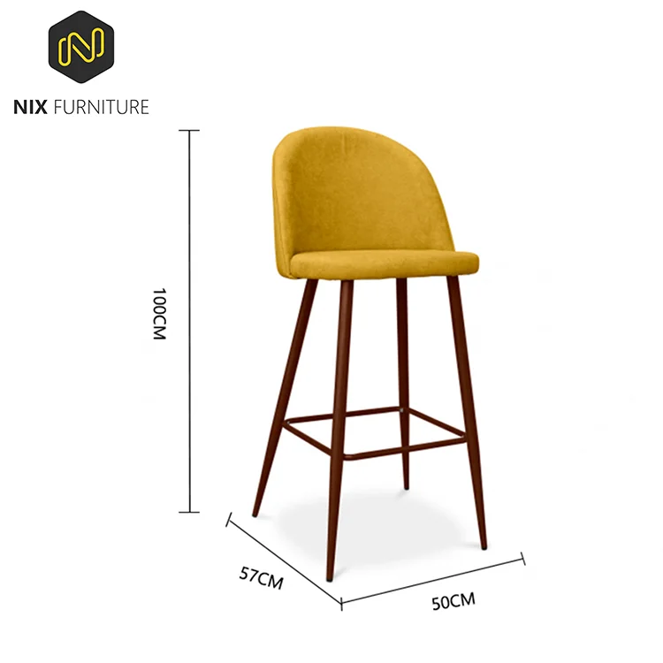 Sedie Da Pranzo Accent Modern Red Fabric Dining Chair