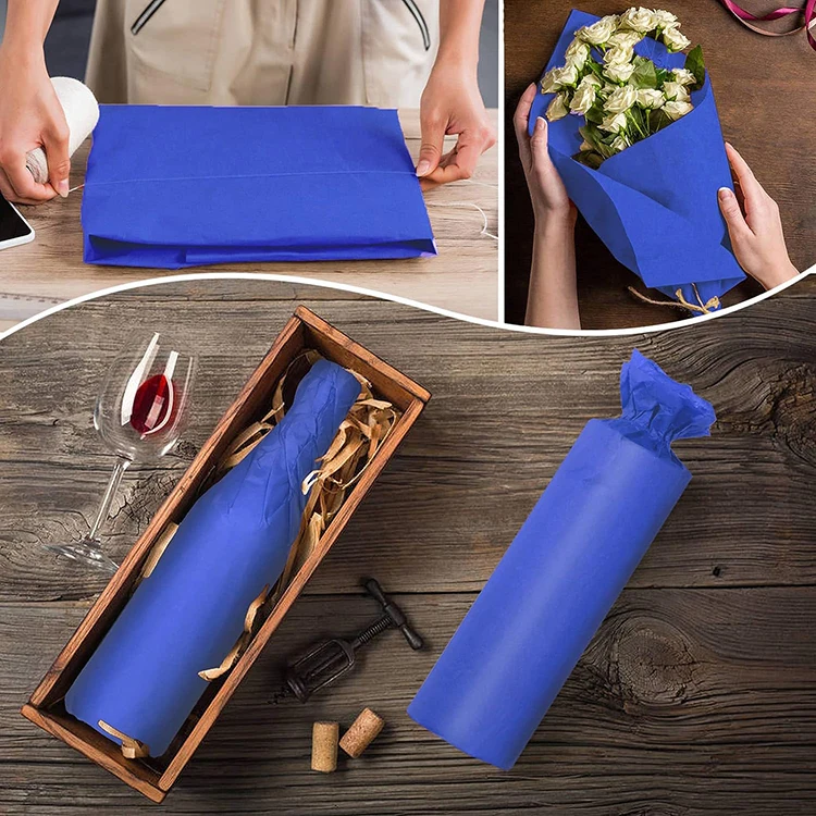 Manufacturer Custom Printed Tissue Wrapping Paper For Products Packaging Clothes Wrapping Tissue Paper Sheet