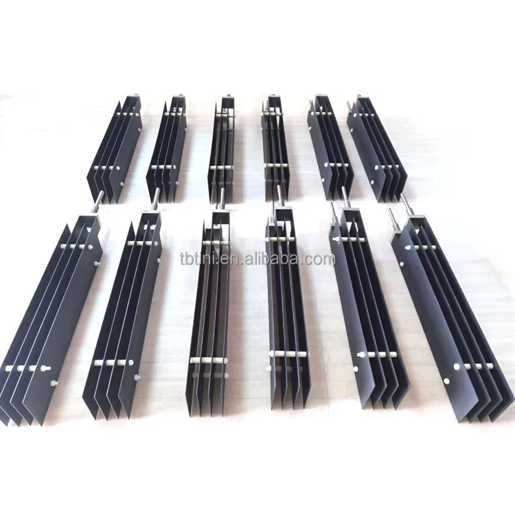 Hypochlorite generator uses ruthenium-iridium titanium MMO anode DSA coated titanium electrode