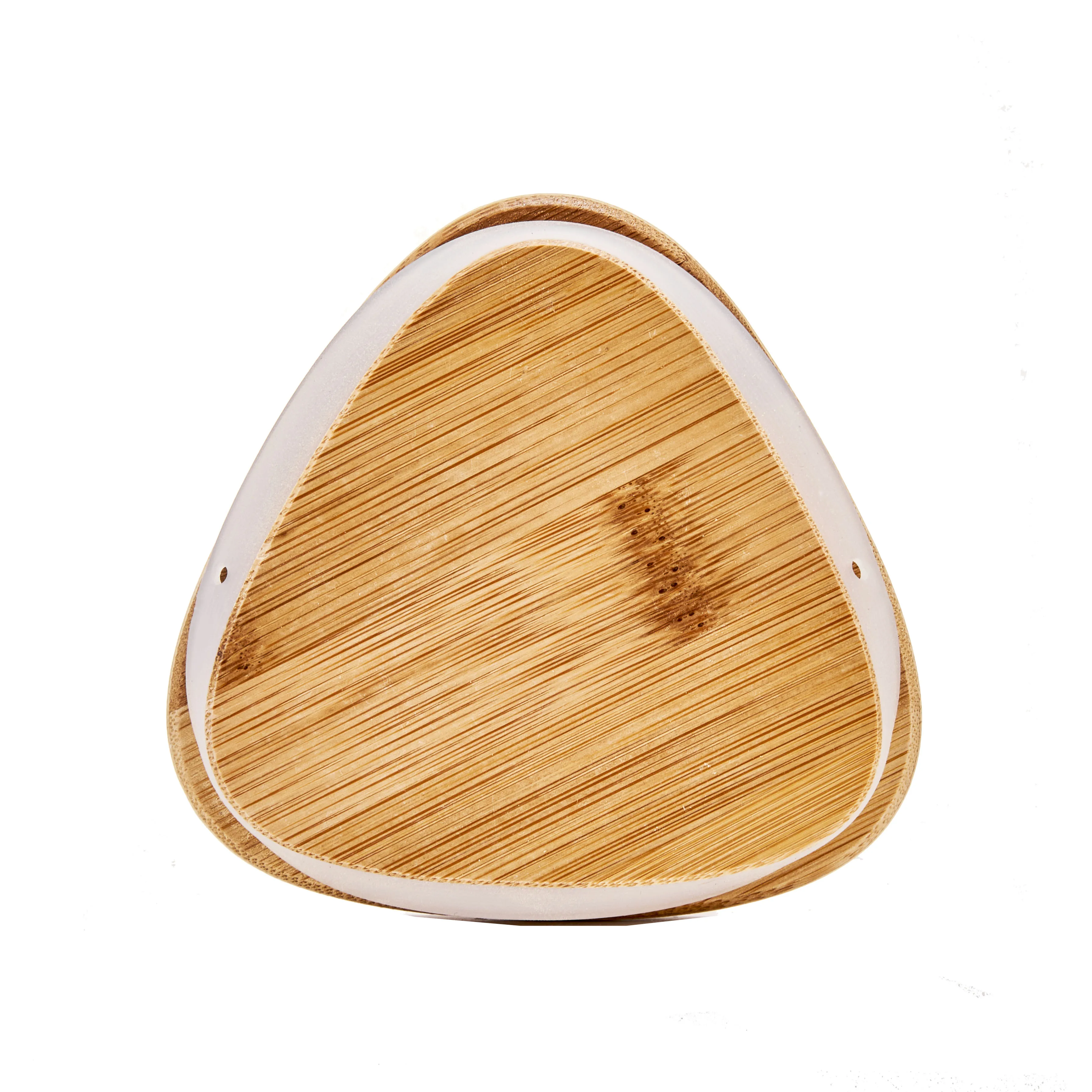 LINUO china  250ml 500ml heat resistant triangle glass jars borosilicate glass jar with bamboo lid