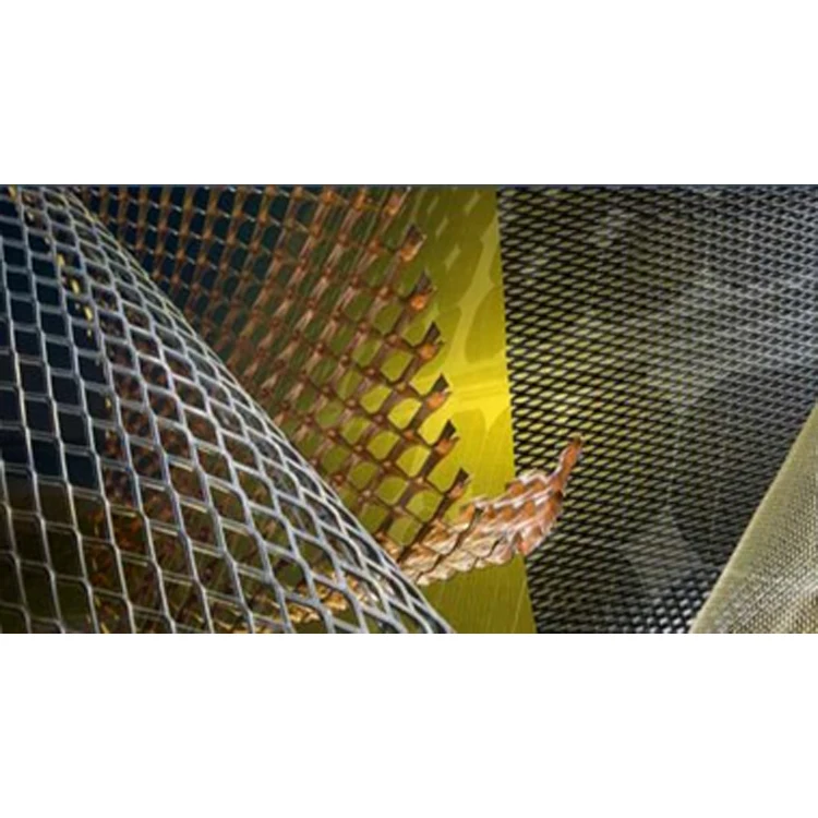 The utility model relates to a nickel mesh for a novel zinc nickel battery, and a metal extended nickel mesh with folding edges