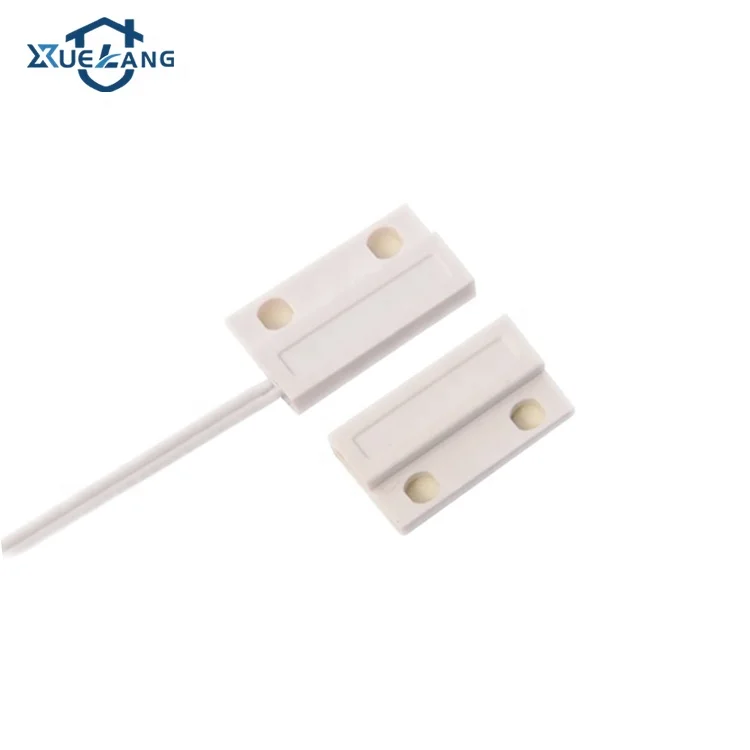 Боковые провода белого/коричневого цвета с проводами 250 мм магнитный датчик поверхностного монтажа дверной контакт язычком OKI