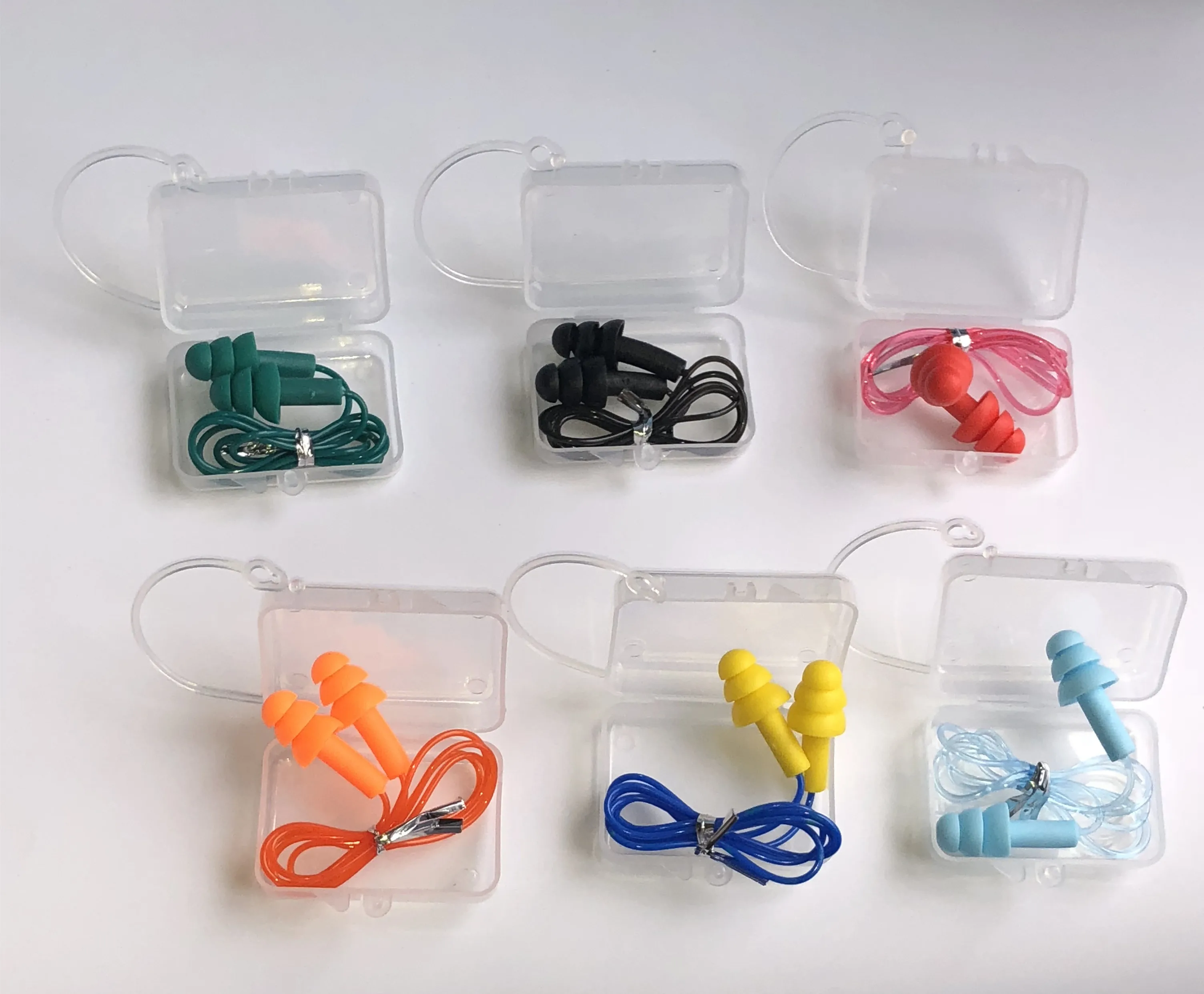 Free shipping Sleeping Snoring Swimming Travel Silicone Ear Plugs