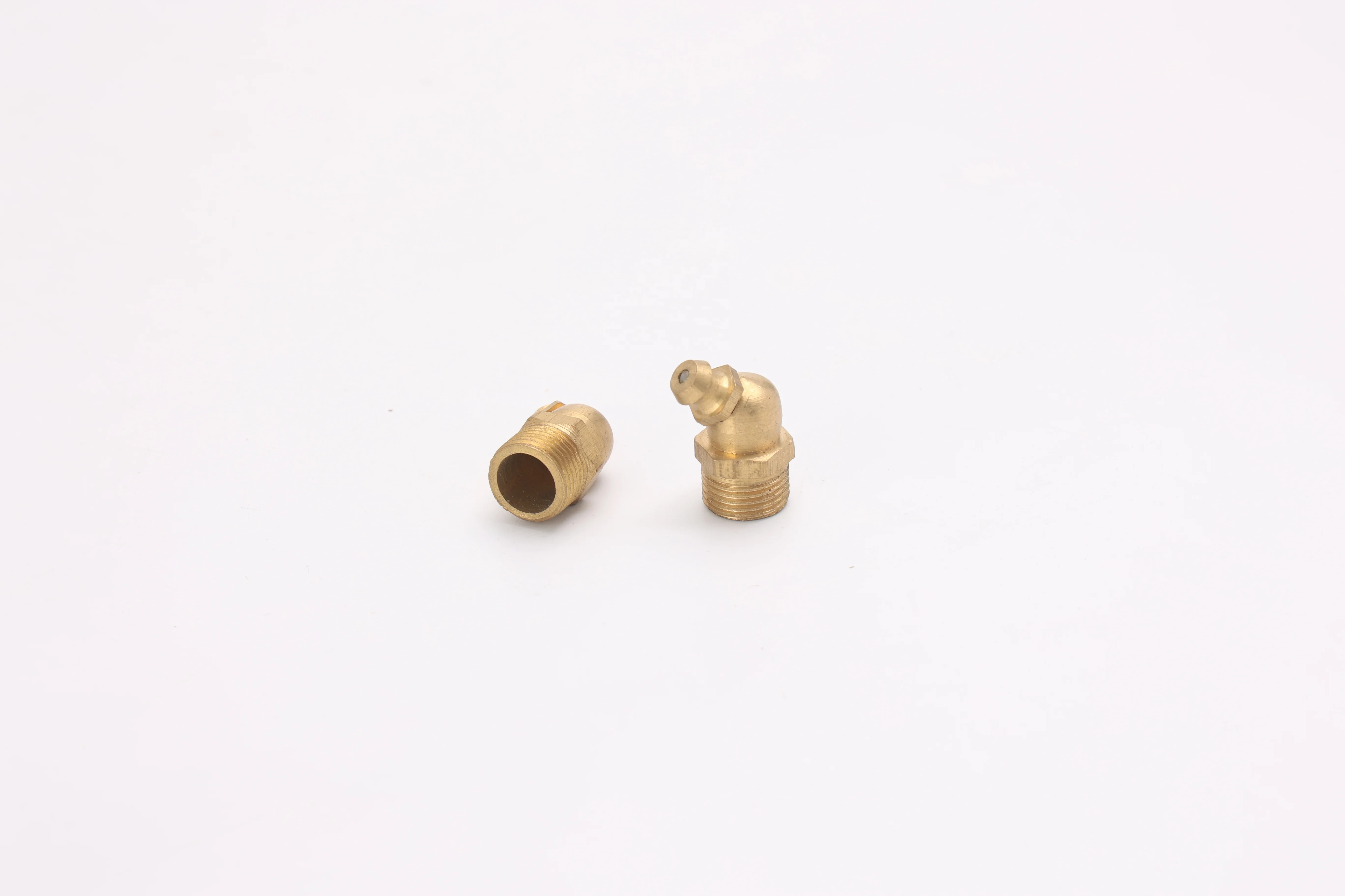 High Quality Brass Grease Nipple Oil Mouth Butter Gun Fittings 90 Degree Oil Lubricating Grease Fittings Nipple For Cars