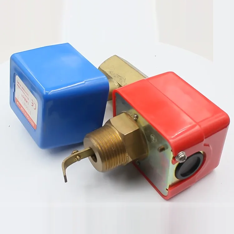 PP Plastic Water Flow Sensor Thermal Flow Switch Paddle Flow Switch For Chiller Machine