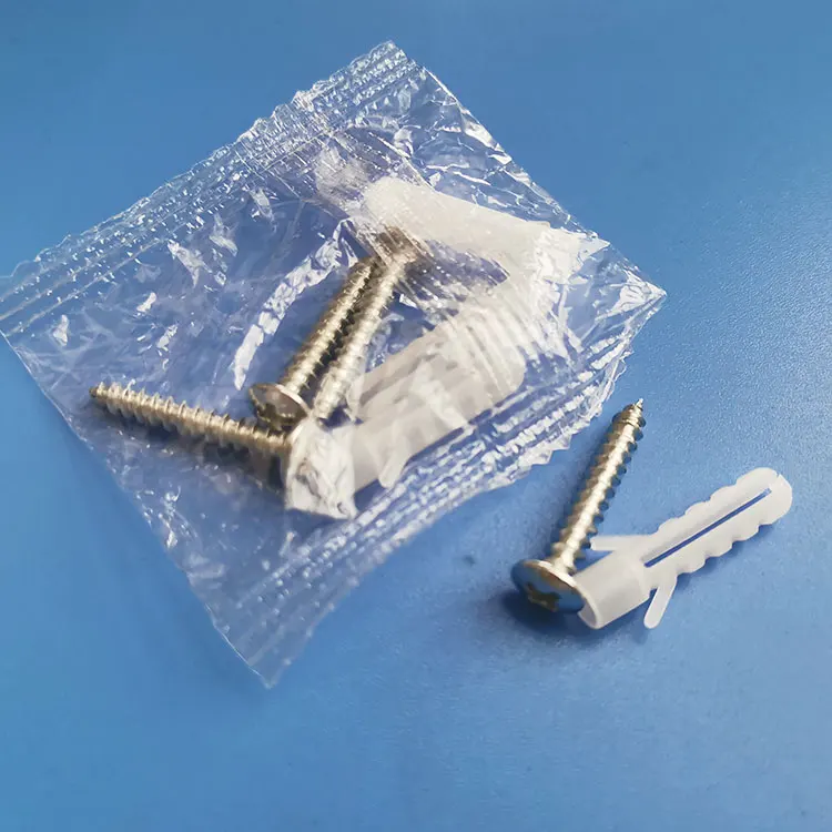 self-tapping screw expansion tube plastic anchor plug 6*25 expansion plug screw accessories package