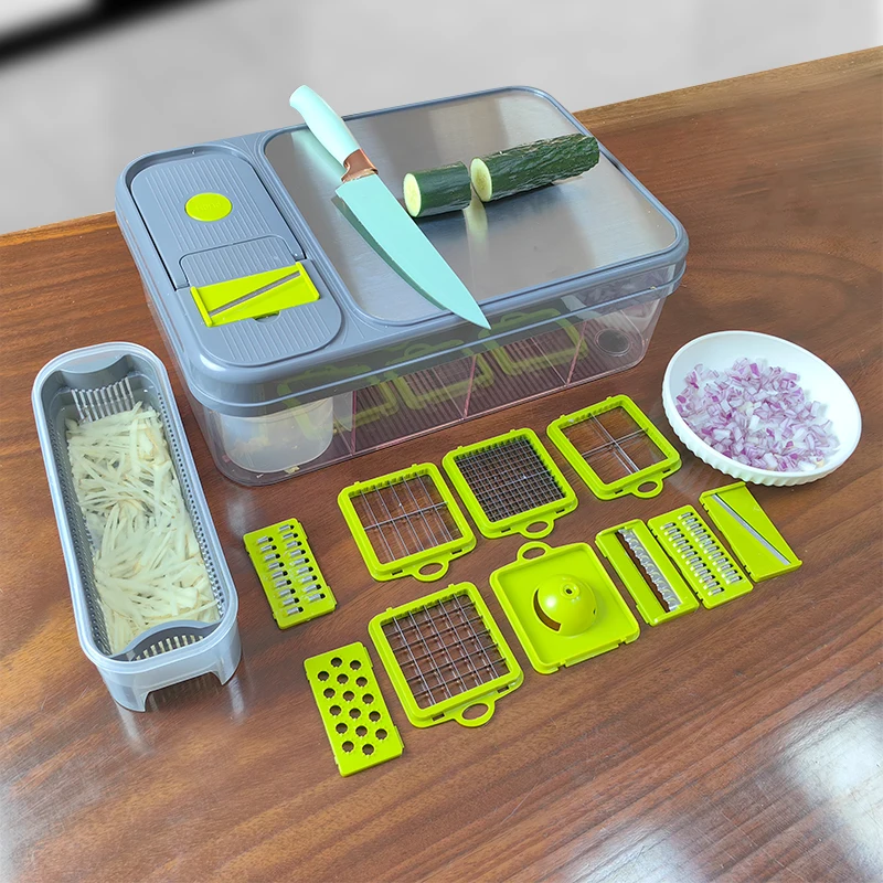 Multifunctional Food Chopper Vegetable Chopper Onion Slicer Fruit Carrot Veggie Dicer Cutter Shredders Vegetable Slicers