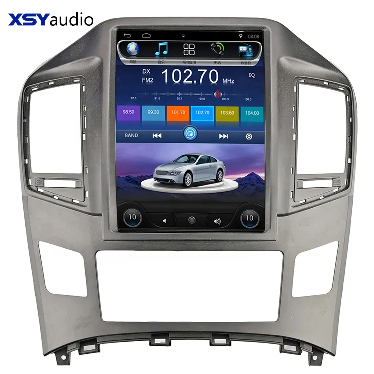  Автомобильный dvd-плеер в стиле Tesla Android 8 1 PX9 ядер для Hyundai H1 4 Гб ОЗУ GPS-навигация видео радио Fm-конвертер стерео