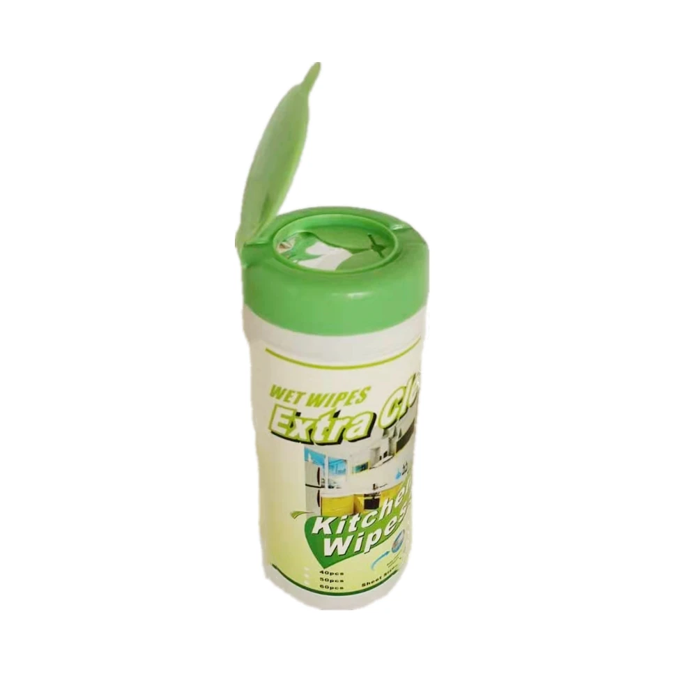 Wholesale Biodegradable Kitchen Wet Wipes In Canister Magic Wet Wipes