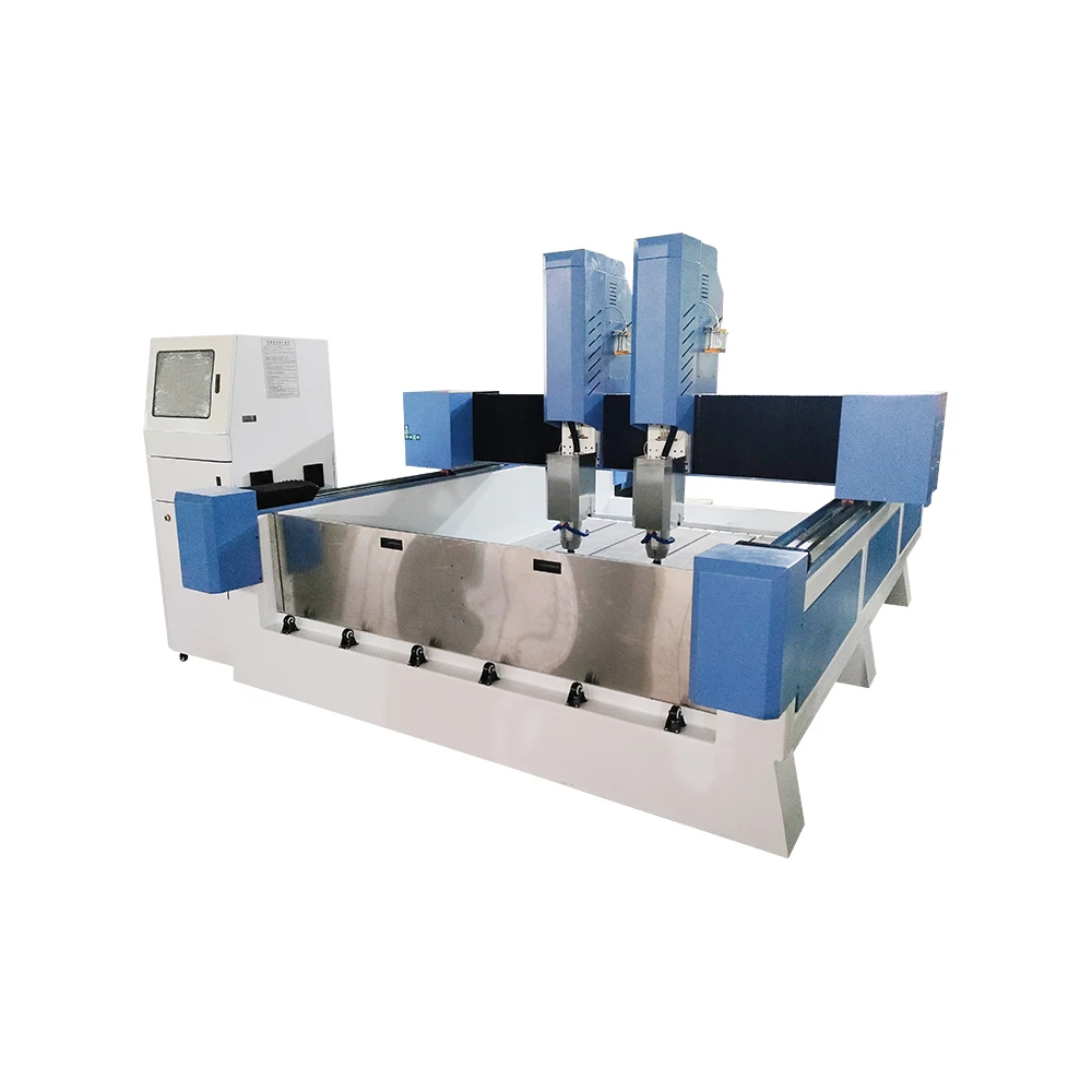 Global export expertise Marble Stone CNC Router 1825 With 2 Spindles Stone Engraving Machine