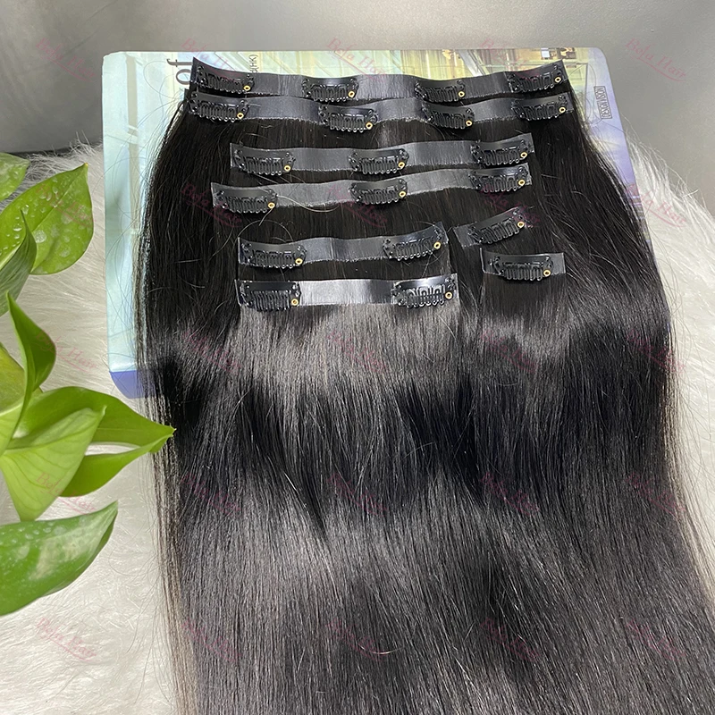 Raw Indian Remy Hair Wholesale Clip In Hair Extension,Seamless Clip In Hair Extension