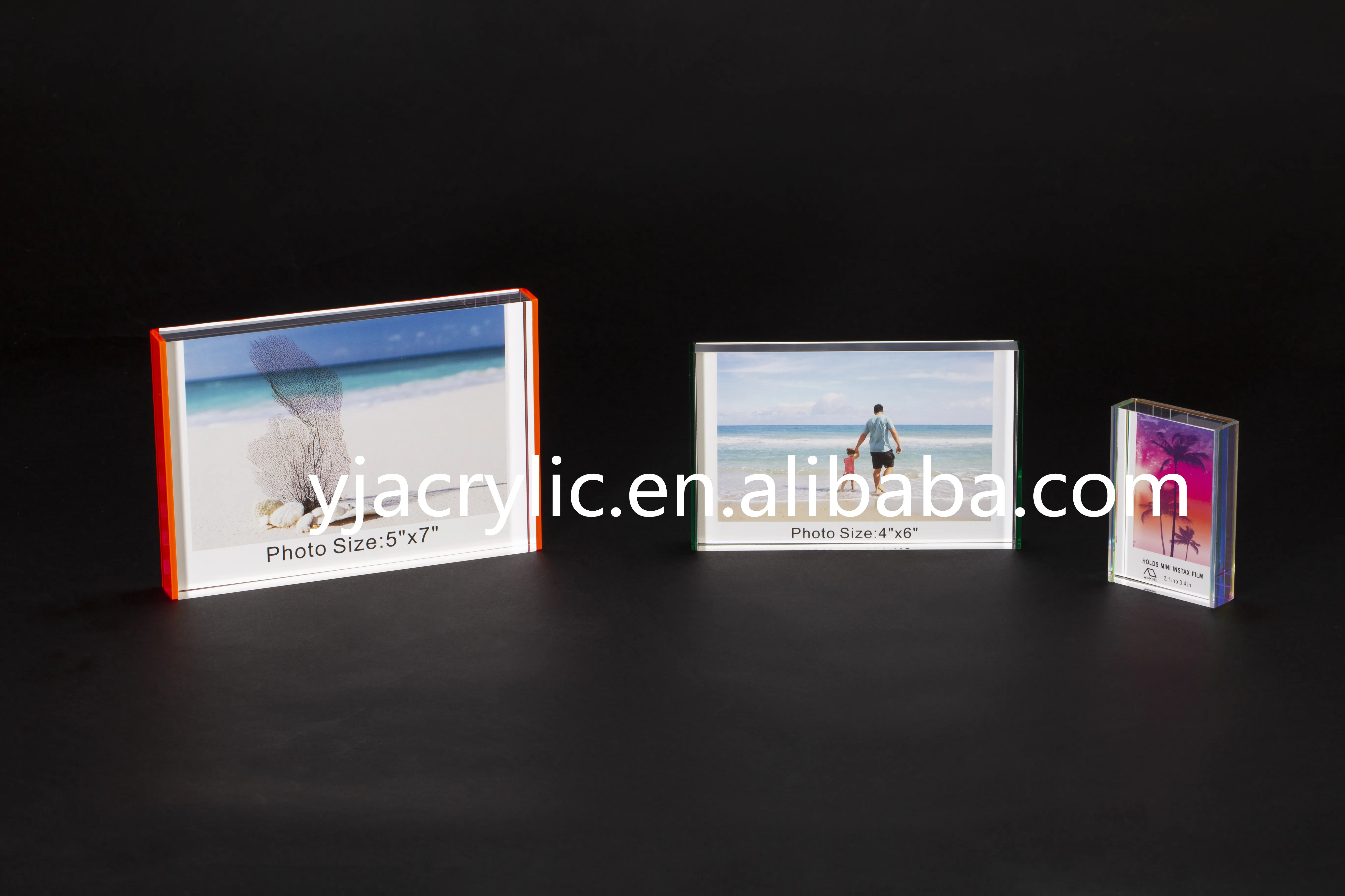Акриловые блочные фоторамки Mini Instax 2x3 дюйма 4x6 дюймов 5x7 6x8 акриловая фоторамка