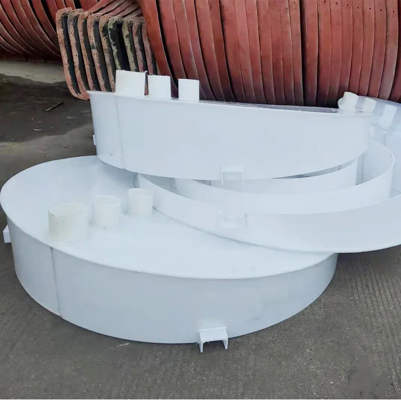 LL2000 Spiral Chute Group Glass Fiber Reinforced Plastic Chute Selection Antimony Chromium Gold Spiral Chute