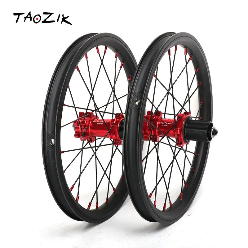 TAOZIK Factory price wholesale fv av made in china 16 inch 10 11 speed bearings bicycle wheel