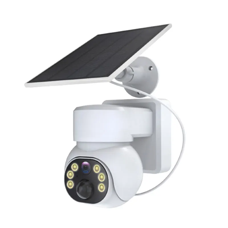 2MP 4G уличная беспроводная камера на солнечной батарее с системой Sim-карты PIR Security CCTV Солнечная