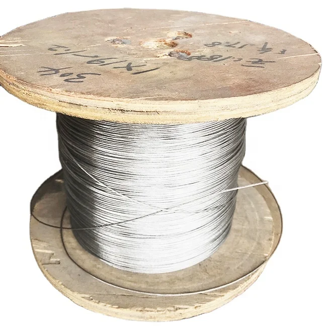 304 1*19 1.2 mm Stainless Steel Wire Rope For Fish Rope different size