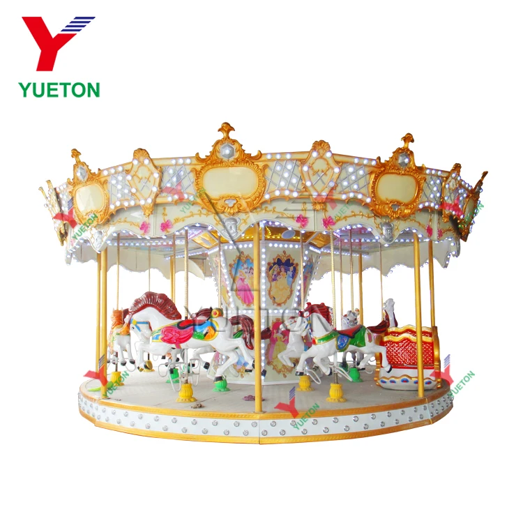 Amusement Ride 16 Seats Carrousel Horse Merry Go Round Carousel