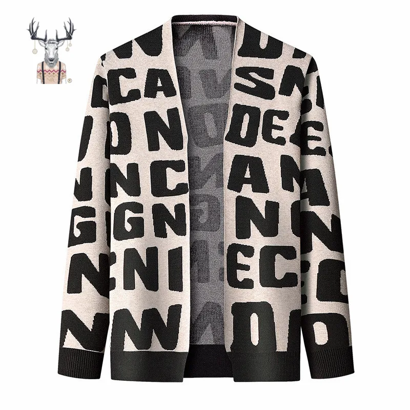 Nanteng Custom Low MOQ 100% Cotton High Quality Long Sleeve Knitted Men Cardigan Sweater