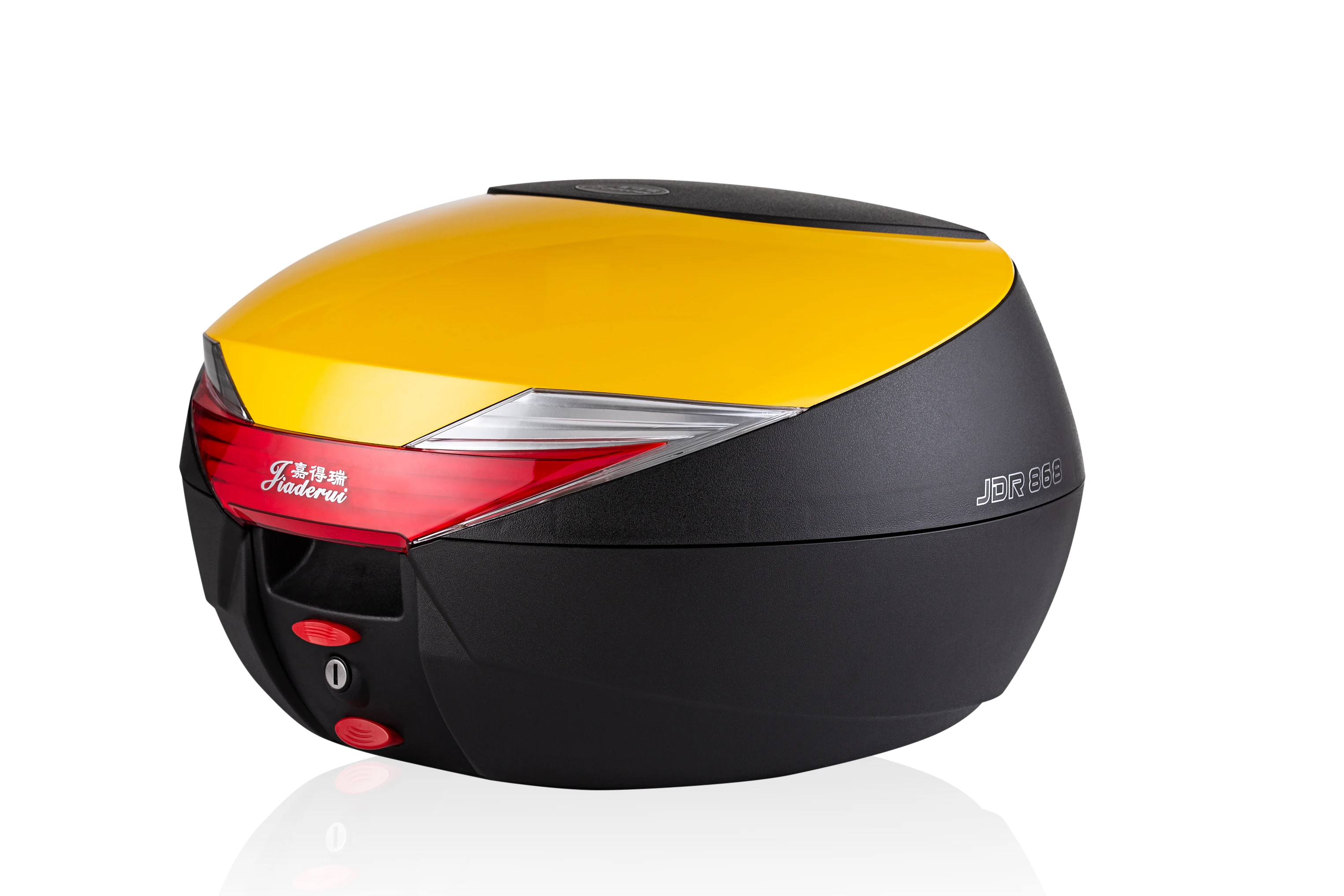 
42Liters motorcycle carrier box/colorful scooter top box/motorcycle top case 