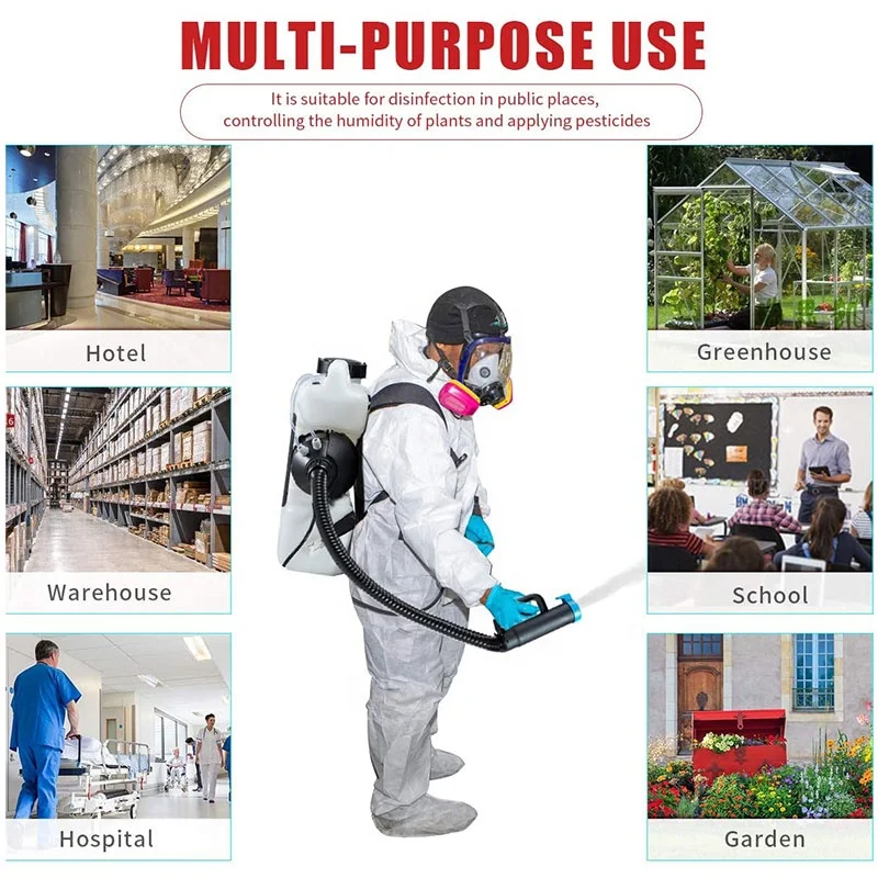 high quality 10L hot sell electric battery ULV cold fogger machine with lithium battery for home use and office use