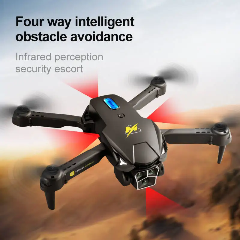 JHD M3 Optical Flow Positioning Drone Three-Camera 8K Aerial Photography Aircraft Four-Way Obstacle Avoidance Drone Dron kid toy