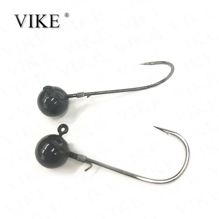 2020 hot sale high quality fishing tungsten ball jig head,tungsten black jig head