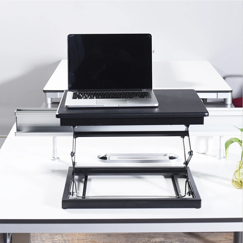 Height adjustable standing desk computer laptop desk sit and stand office desk table riser