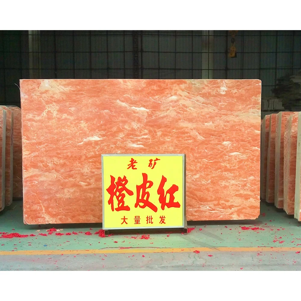 BOTON STONE Polished Customized Marmo Slab Red Marble Slab Graphic Seaworthy Strong Stone Marble