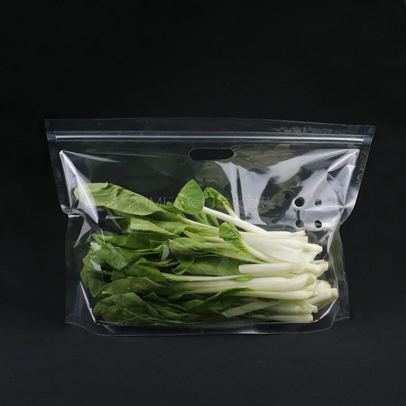 Eco friendly plastic bag for vegetable packaging