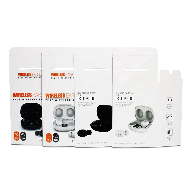 Plastic earphone packaging box, earphone box, plastic headset box