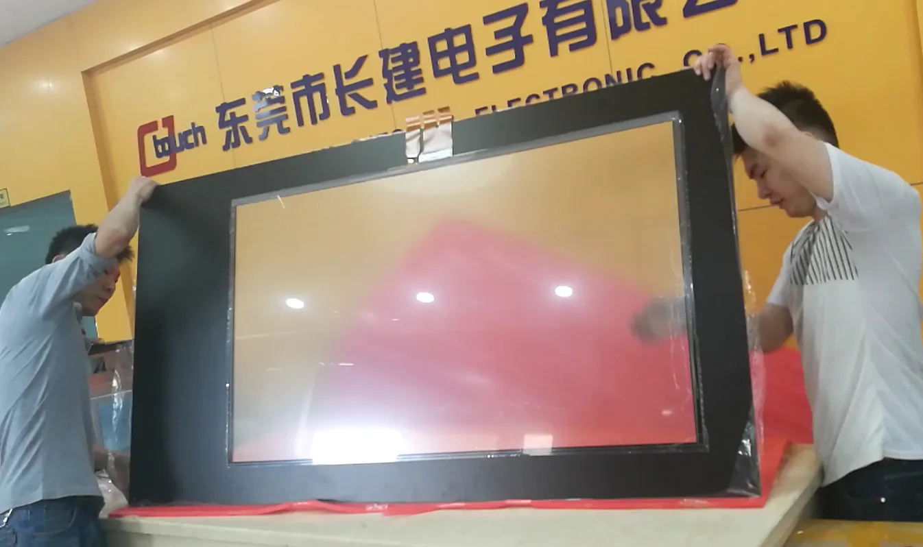 43'49'55'65' Large Size Advertising Signage Interactive PCAP Touch Panel LCD Monitor Capacitive PC Kiosk Touchscreen Product