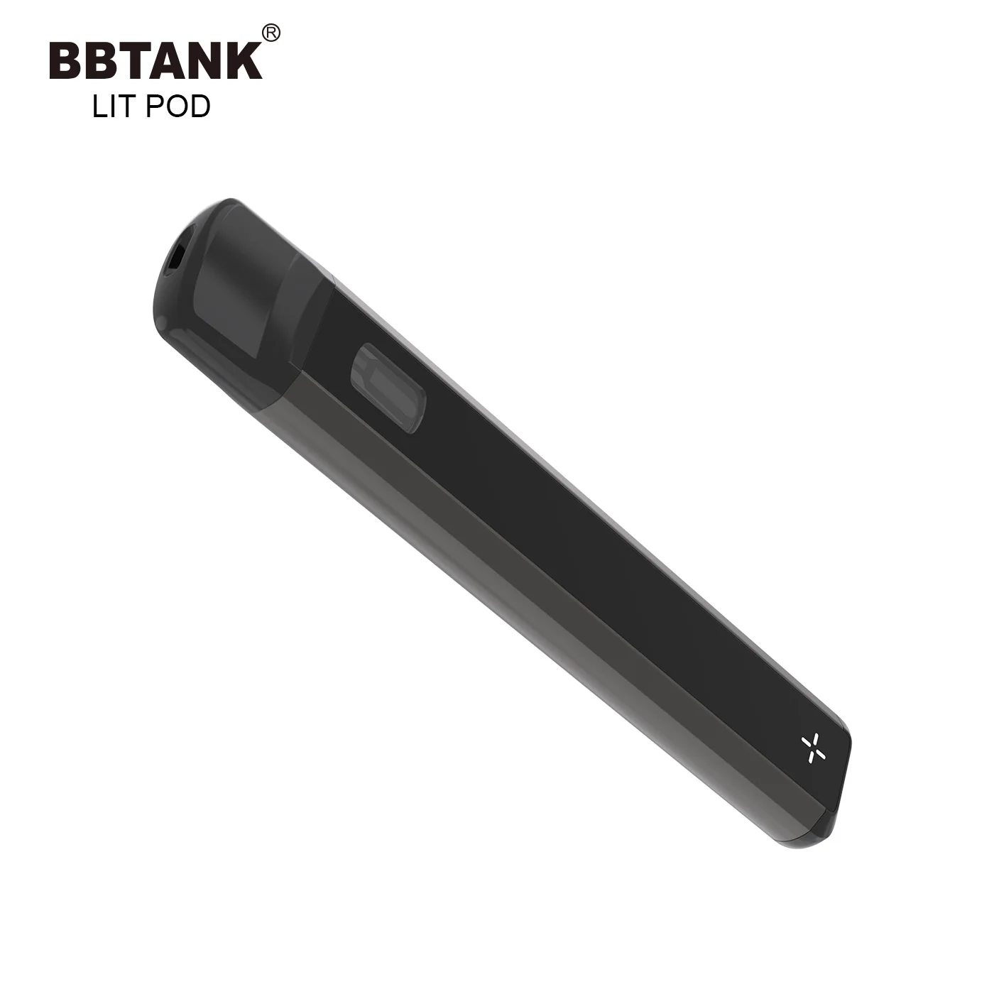 Lead free press on mouthpeice 510 glass atomizer rechargeable battery pod cbd vape cartridge