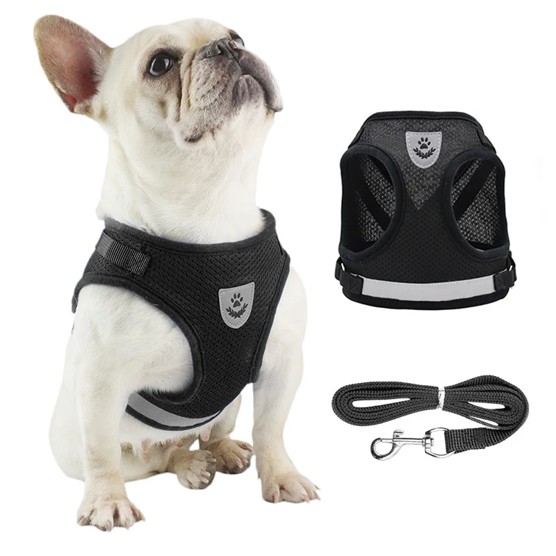 Dog Leash Pet Vest Reflective Collar Training Pet Strap Medium Sized Small Adjustable Pets Strap