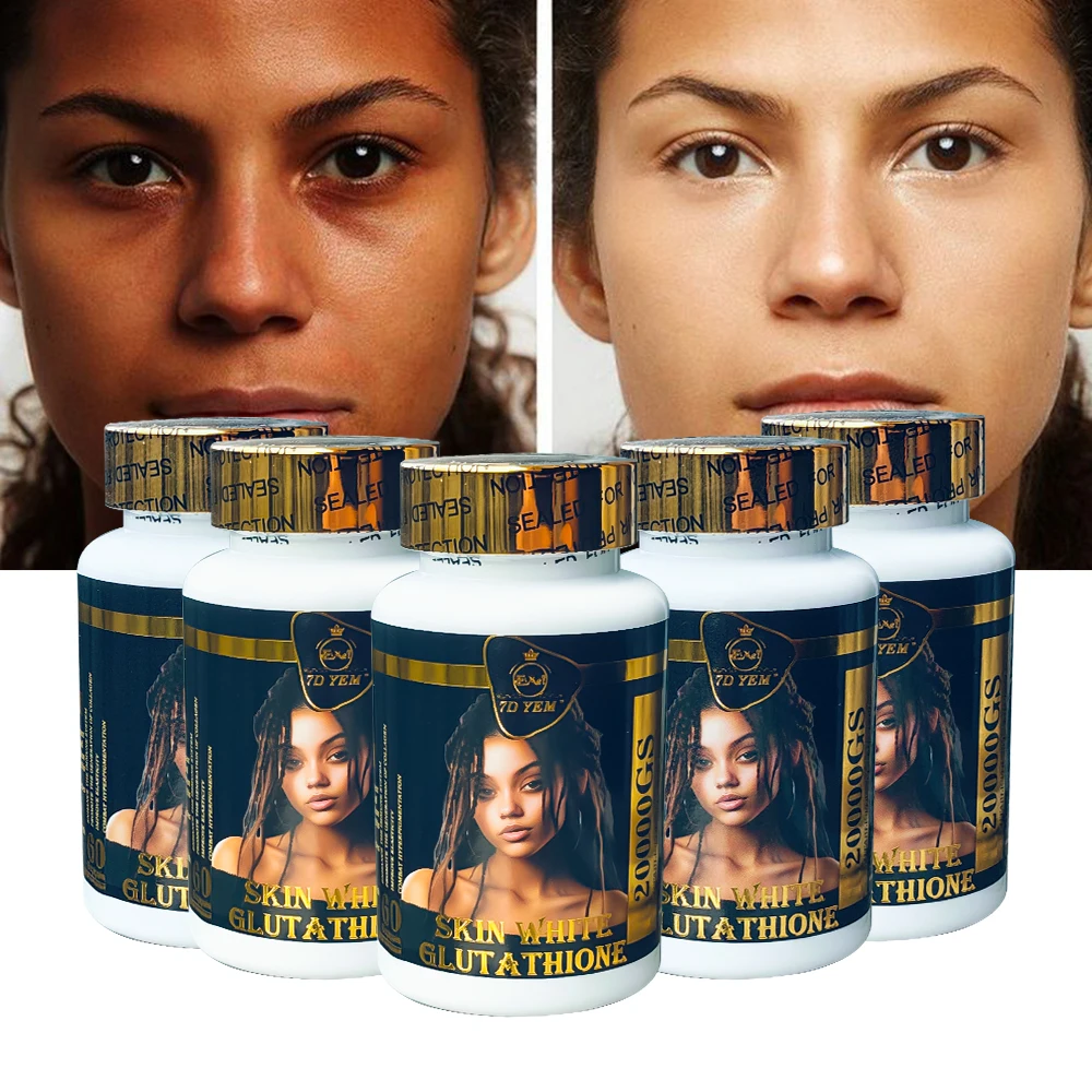 L Glutathione Capsule Customized Logo Whitening Pills Collagen Birghtening Skin Supplement L Glutathione Softgel Capsule