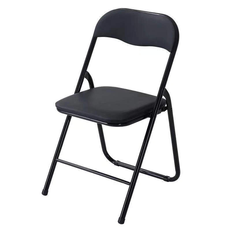 Wholesale cheap commercial stackable black metal events home office furniture outdoor chair folding chair