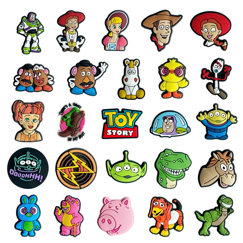 Suitable for Croc shoe decorations Toy Story Croc Charms Kids Crocs Shoe Clog Cartoon Shoe Charms Crocs Accessories
