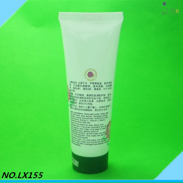 100ml Empty hand cream tubes cosmetic packaging ABL/PBL aluminum plastic laminated face cream tube with screw cap