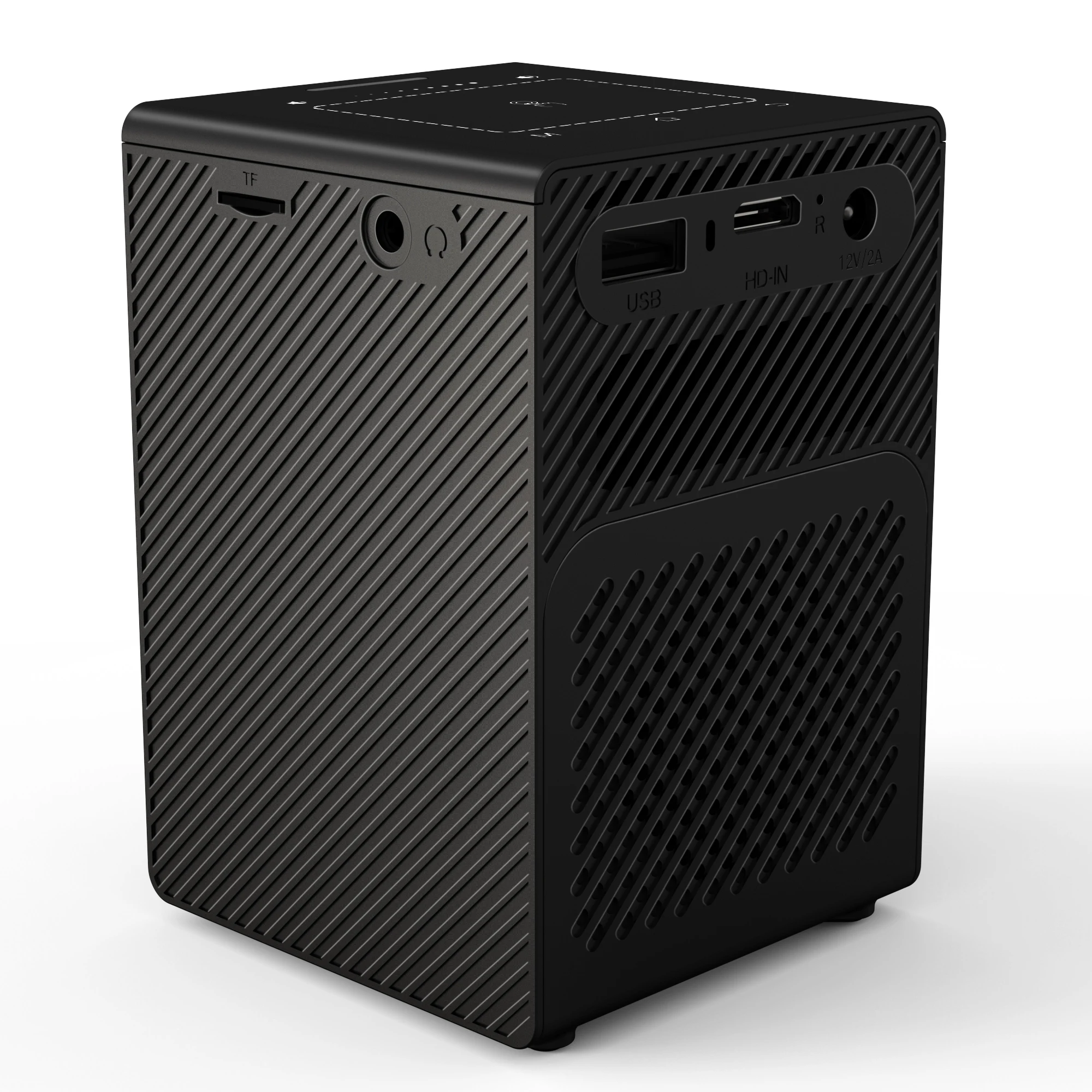 FLYIN Mini Projector 4K DLP Wireless Portable Movie Projector Home Theater HD Projector With Tripod