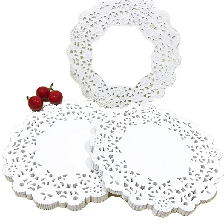 Wholesale Customized  Food Grade Assorted Sizes And Shape Lace Paper Card Doily Dinner/Factory Manufacture Directly