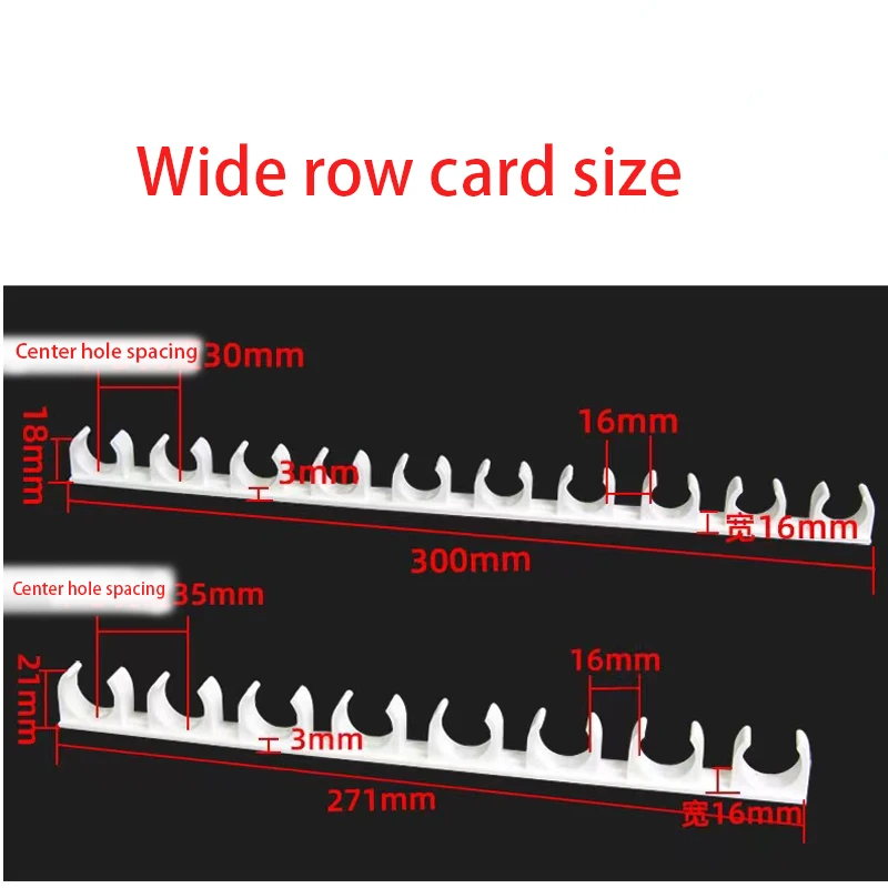 Parallel row plastic polypropylene pipe clip pipe clip PVC pipe clip 20 plastic