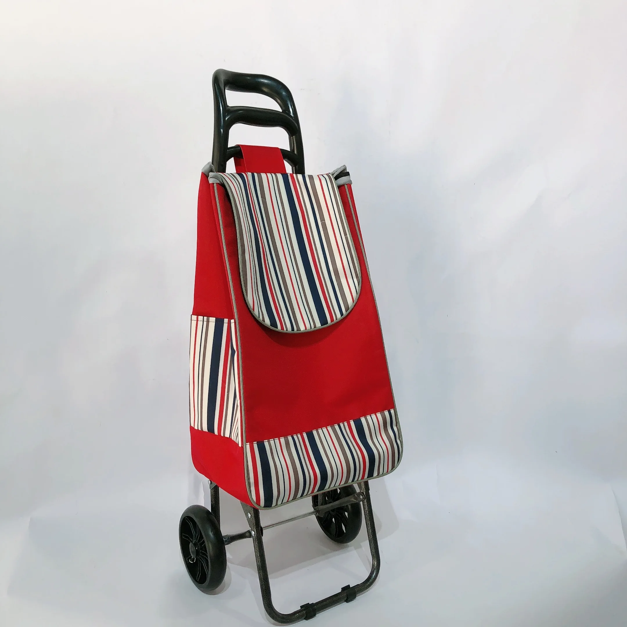 Customizable logo Reusable shopping cart Portable foldable grocery shopping cart for home use,shopping trolley bags