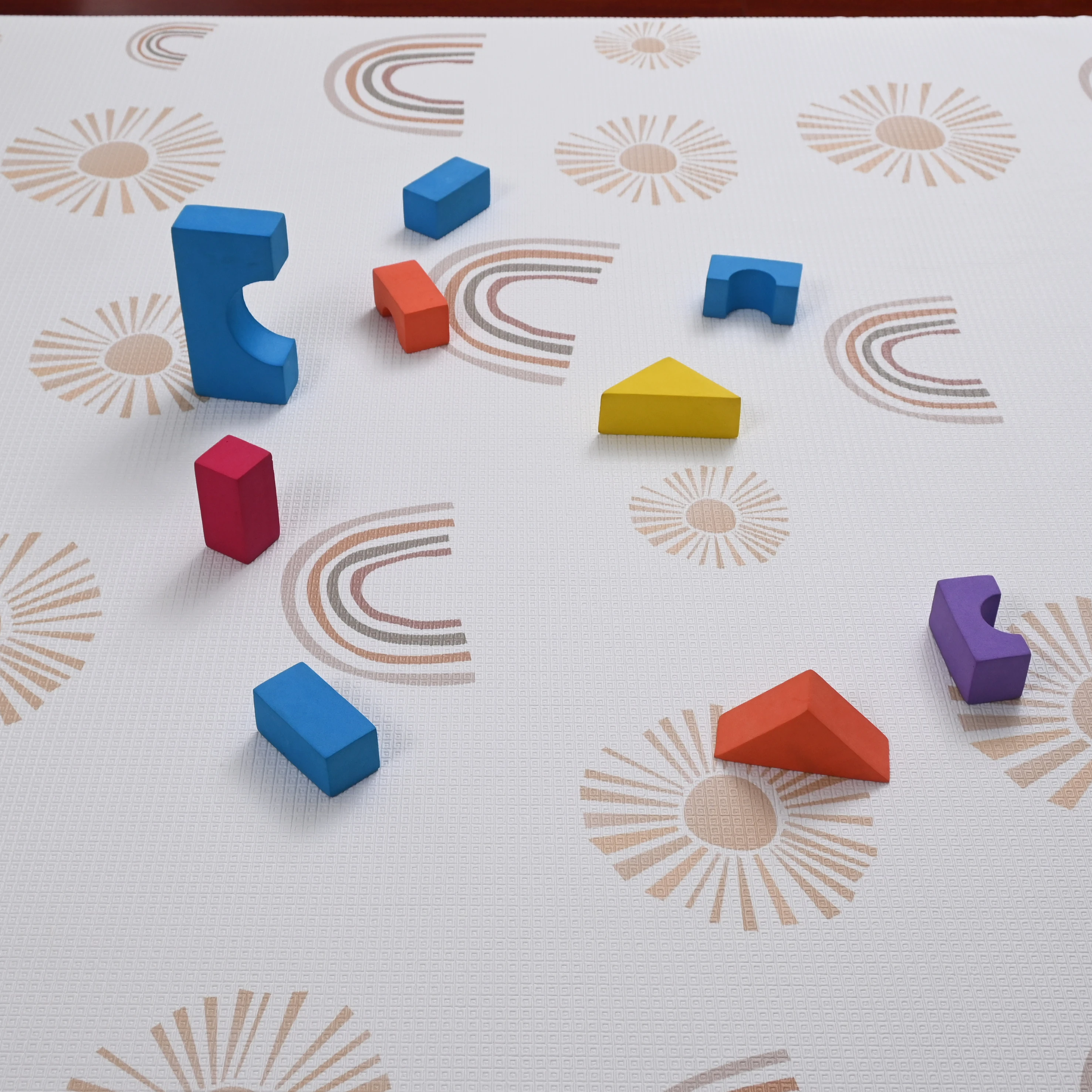 Faithmat Non Toxic Large Baby TPU Foam Play Mat For Floor Tummy Time Mat for Babies Thick Foam Nursery Play room Rug