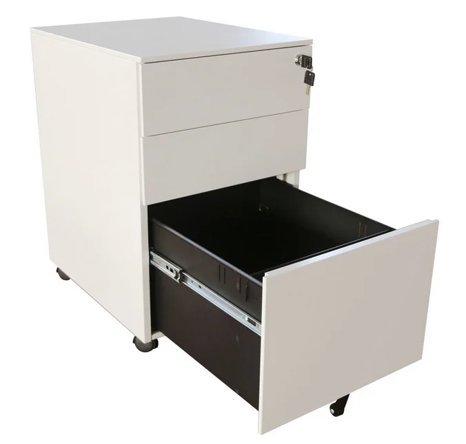 3 Drawer Metal Mobile Pedestal Movable File Cabinet