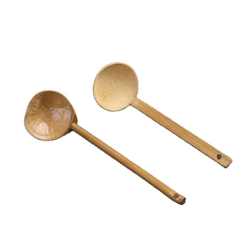 Japanese ramen spoon for water bamboo soup spoon tableware tea measuring spoon