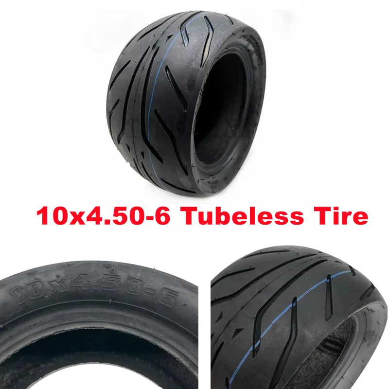 Electric Scooter Parts 10x4.50-6 Vacuum Tyre 10*4.50-6 Wear-resistant Tubeless Tire Scooter Parts Accessories