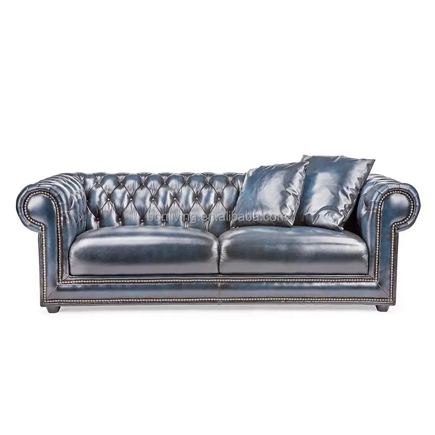 Luxury  Leather Corner Sofa I Shape Sectional Couch Sofa Furniture Living Room Recliner Sofa Set Furniture