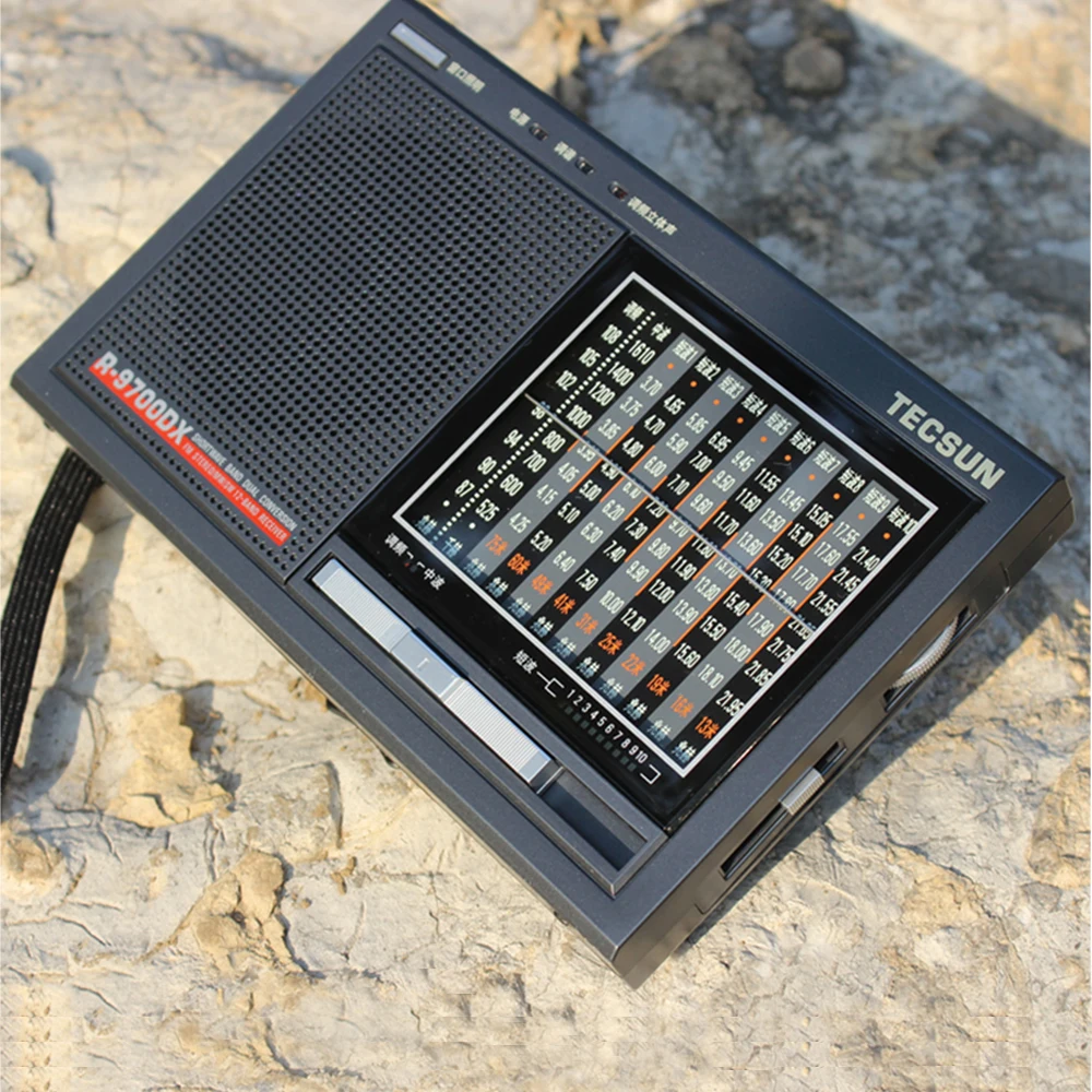 TECSUN R-9700DX радио оригинал Гарантия коротковолновый/мВт Высокая чувствительность Мир группа приемника с