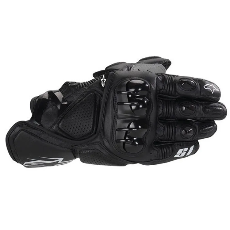 SLKE Long Hard Shell Wear-resisting Knuckle Anti-fall Sport Velocity Riding Racing Gloves MX MTB BMX ATV Motorcycle glove