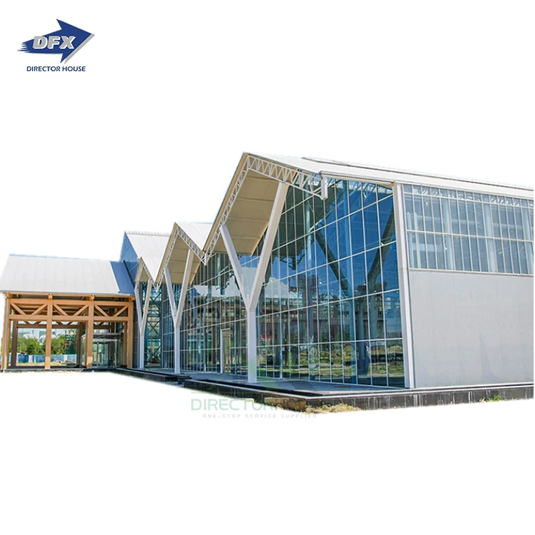 Prefab Warehouse/Workshop/Hangar/Poultry House/Hall Building Metal Frame Building Prefabricated Steel Structure